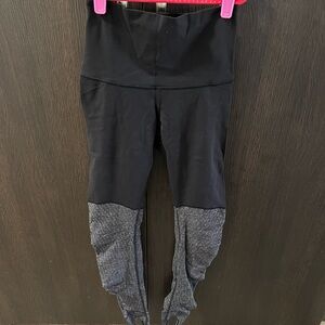 lululemon wunder under stirrup herringbone size 4
